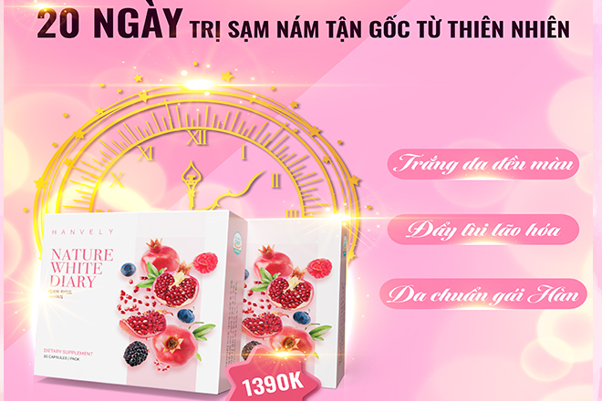 Viên uống Hanvely Hàn Quốc trị nám trắng da đáng tin dùng hay không? Lieu trinh vien uong Hanvely 20 ngay - Viên uống Hanvely Hàn Quốc trị nám trắng da đáng tin dùng hay không?